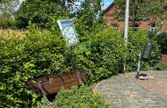 Vandalismus in Wendthagen: Unbekannte versuchten, gelagerte Zeitungen anzuzünden