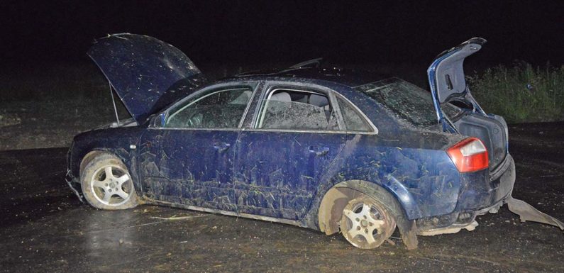 Audi vom Recyclinghof in Nienstädt gestohlen und demoliert