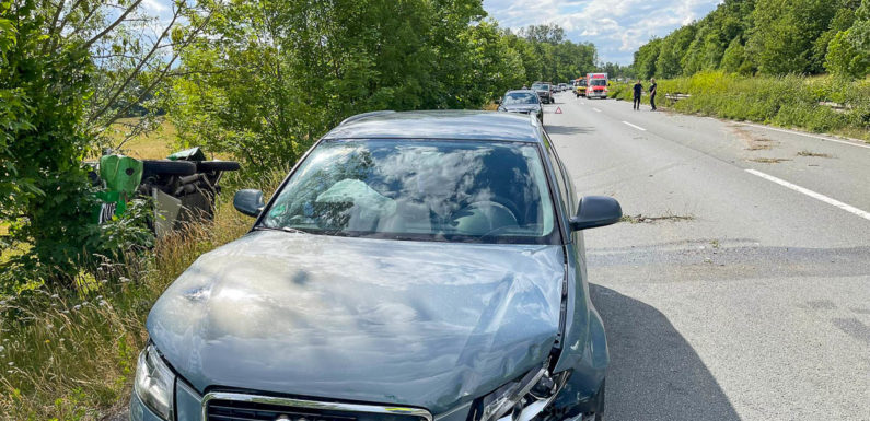 B65 bei Röcke nach mehreren Verkehrsunfällen gesperrt