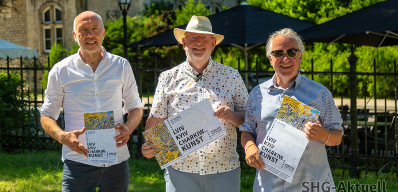 „Lviv, Kyiv, Charkiw…Kunst“: Open-Air-Ausstellung auf der Schlossinsel in Bückeburg