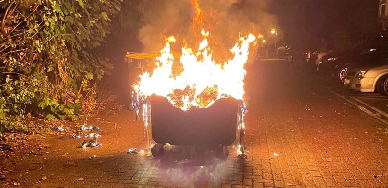Brandstiftung in Stadthagen: Mehrere Mülltonnen angezündet