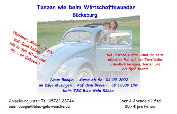 Tanzkurs startet: Boogie Woogie für Beginner