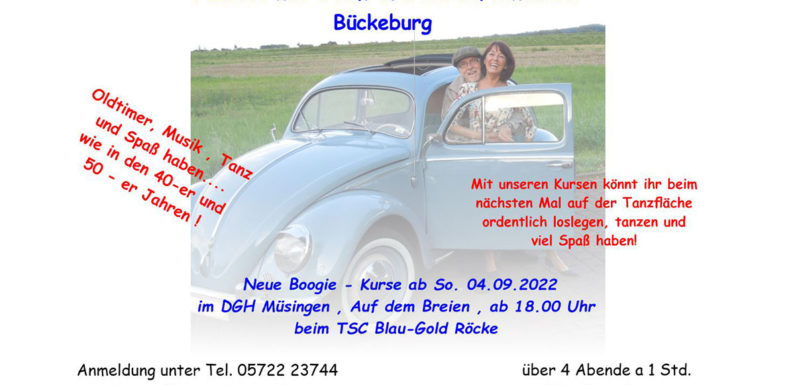 Tanzkurs startet: Boogie Woogie für Beginner