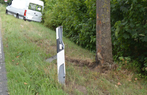 Alkoholisierter Kurierfahrer verursacht Verkehrsunfall