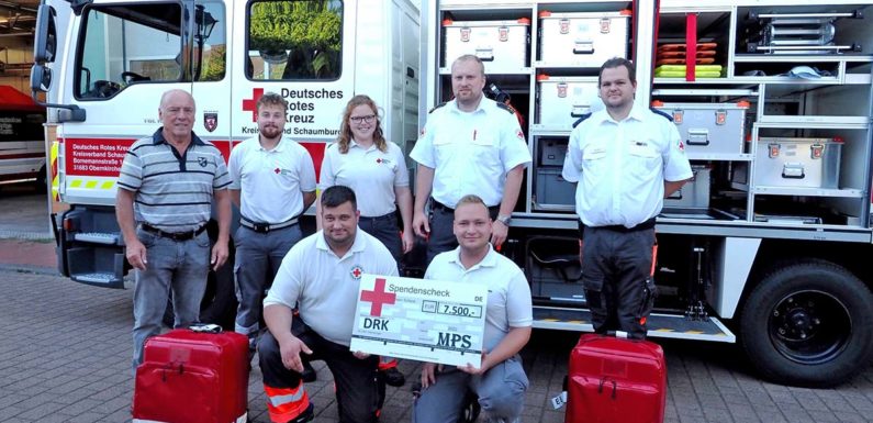 MPS-Veranstalter spenden 7.500 Euro für DRK Schaumburg