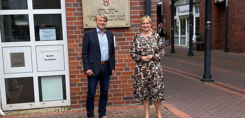 Solarpark und Kinderbetreuung: Marja-Liisa Völlers und Oliver Theiß im Gespräch