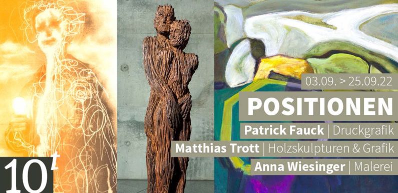 „Positionen“: Neue Ausstellung in der Zehntscheune Stadthagen vom 3. bis 25. September