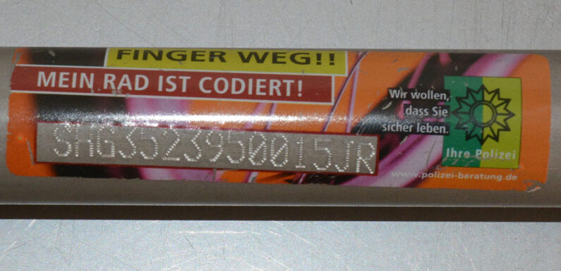 Langfingern das Leben erschweren: Fahrrad-Codieraktion in Lindhorst