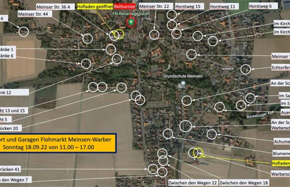 Meinsen-Warber: „Zwei Dörfer ein Flohmarkt“ / Hofläden geöffnet