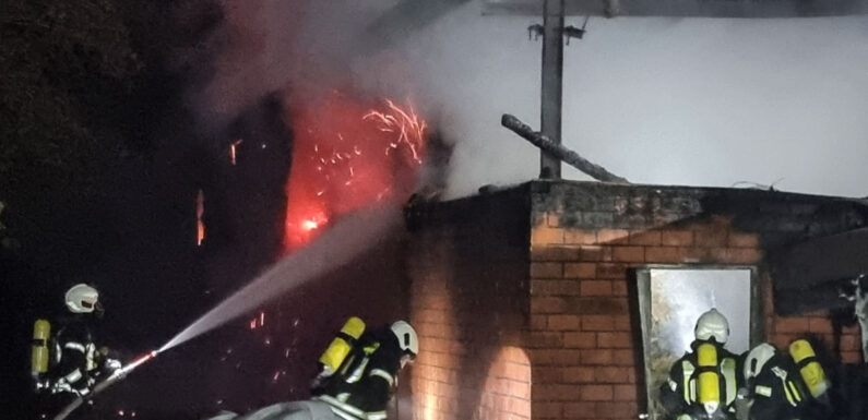 Zweiter Großbrand in zwei Tagen: Feuerwehren in Rinteln-Möllenbeck im Dauereinsatz