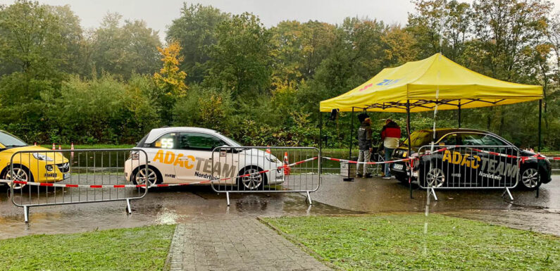 Heftige Regengüsse beim dmsj-Endlauf: Einer der besten Automobil-Slalom-Piloten kommt vom Stadthäger Motor Club