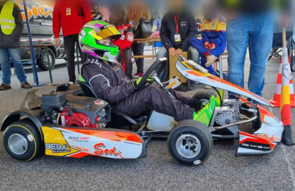 Marlo und Marlon vom Stadthäger Motor Club kämpfen mit den Profis: Deutsche Kartslalom Meisterschaft bei den GT Masters