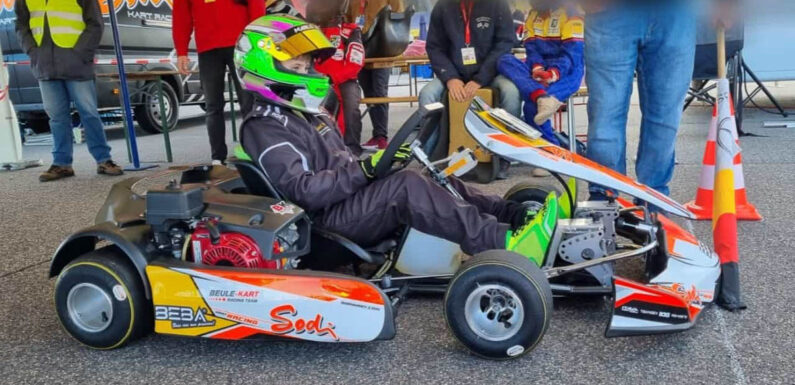 Marlo und Marlon vom Stadthäger Motor Club kämpfen mit den Profis: Deutsche Kartslalom Meisterschaft bei den GT Masters