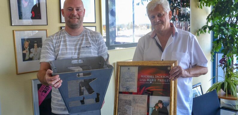 DRK Ortsverein Bückeburg erhält wieder ein außergewöhnliches Objekt von Michael-Jackson-Manager