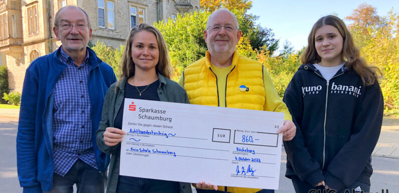 Zweifach guter Zweck: Hans-Jörg Kohlenberg spendet Auktionserlös an Freie Schule und Interhelp