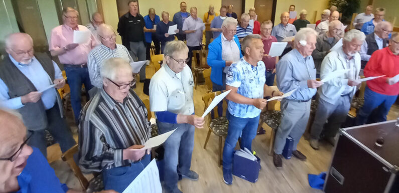 Erfolgreicher Start beim Männerchor-Mitmach-Projekt: „Los geht ́s!“