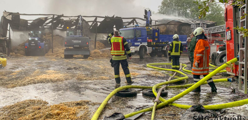 Zwei Großbrände in zwei Tagen: Polizei ermittelt wegen Brandstiftung in Rinteln-Möllenbeck