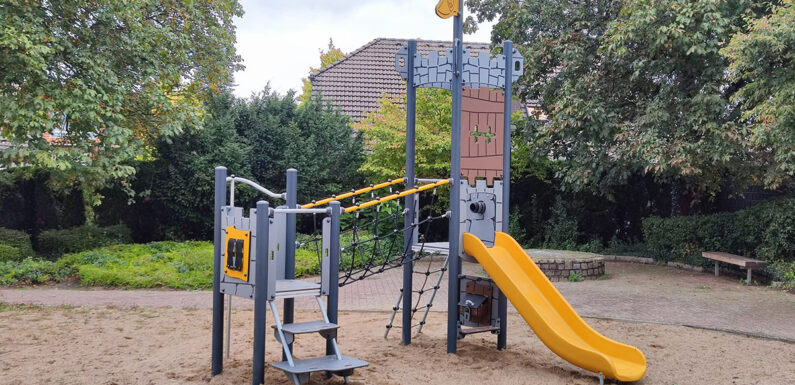 Stadthagen: Neues Spielgerät für den Kinderspielplatz in der Dammannstraße