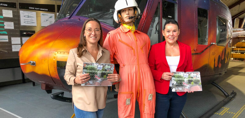 Bückeburger Hubschraubermuseum bringt neuen Kalender in Zusammenarbeit mit SHG-Aktuell-Redakteurin heraus