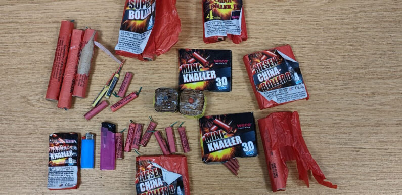 Polizei Stadthagen stellt diverse Böller und Raketen bei Kindern und Jugendlichen sicher
