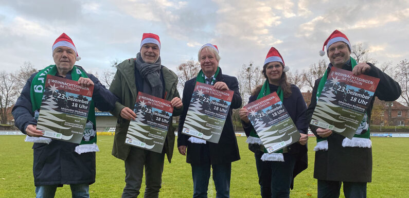 Landeskirche, VfL Bückeburg und das Bürgerbataillon laden zum Weihnachtssingen im Stadion ein