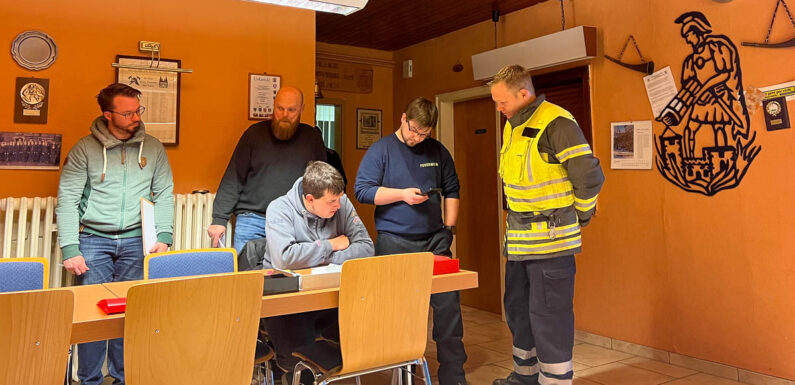 Freiwillige Feuerwehr Eilsen probt den Ernstfall