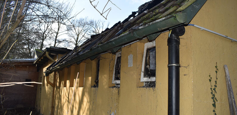 Das sagen die Ermittler zur Brandursache im Bückeburger Schlossparkcafé „Lilly`s“