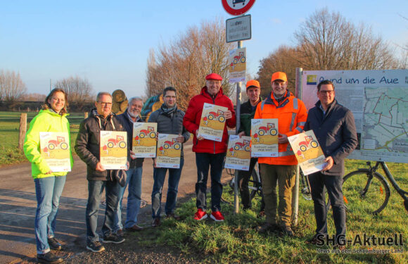 30 Schilder für mehr gegenseitige Aufmerksamkeit: Aktion „Rücksicht macht Wege breit“ in Bückeburg gestartet