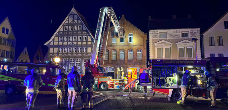 Wohnungsbrand im Zentrum von Stadthagen