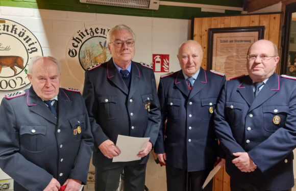 Letzte Jahresdienstversammlung der Feuerwehr in Wiedenbrügge