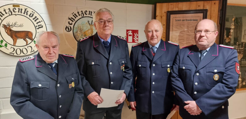 Letzte Jahresdienstversammlung der Feuerwehr in Wiedenbrügge