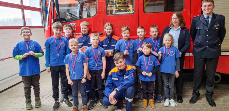 Mitgliederbestand der Kinderfeuerwehr Hagenburg befindet sich im Aufwind