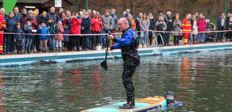 Auch in diesem Jahr lautet die Frage „Hält das Eis?“ bei der Eiswette im Sonnenbrinkbad Obernkirchen