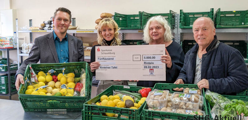 „Wenig Ware, viele Kunden. Schwierig.“ – Stadt Rinteln unterstützt DRK-Tafel mit 5000 Euro