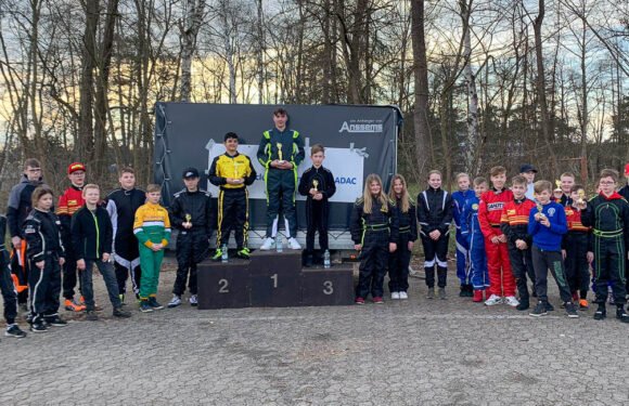 Jugend Kartslalom-Start in Gifhorn: Wetter verzögerte Stadthäger Trainingsbeginn