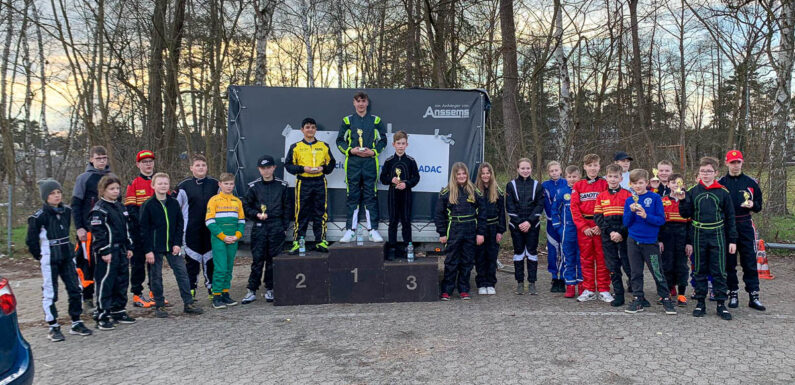 Jugend Kartslalom-Start in Gifhorn: Wetter verzögerte Stadthäger Trainingsbeginn