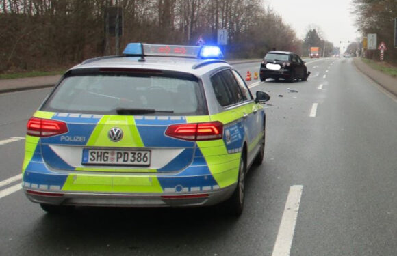 Auffahrunfall auf der B65 bei Obernkirchen