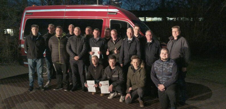 Obernkirchen: Werkfeuerwehr von Ardagh Glass zieht Bilanz der vergangenen Jahre