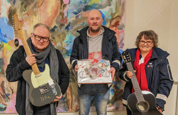 Heinz Rudolf Kunze unterstützt die ehrenamtliche Arbeit des DRK Ortsvereins Bückeburg