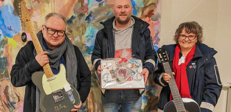 Heinz Rudolf Kunze unterstützt die ehrenamtliche Arbeit des DRK Ortsvereins Bückeburg