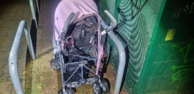 Bückeburg: Kinderwagen am Bahnhof angezündet