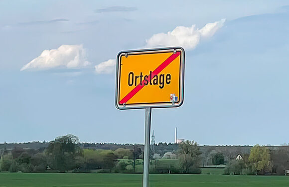 Ortseingangsschild von Scheie gestohlen