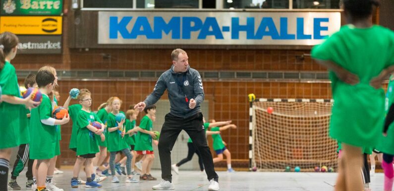 Röcke: TVE-Kinder trainieren mit den Profis von GWD Minden