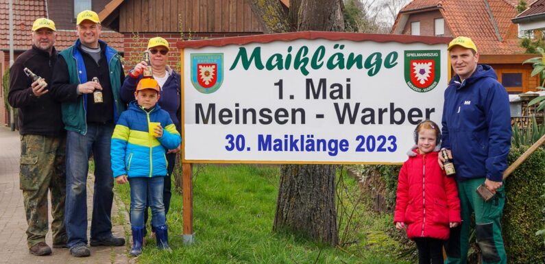 30. Maiklänge in Meinsen-Warber stehen auf dem Programm