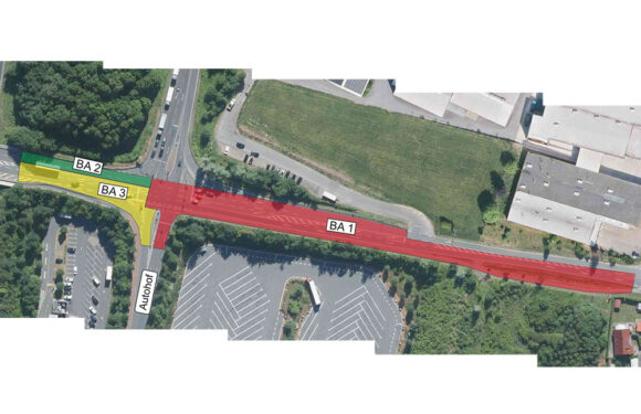 Bauarbeiten auf der B482: Sperrung zwischen Porta Westfalica-Holtrup und A2