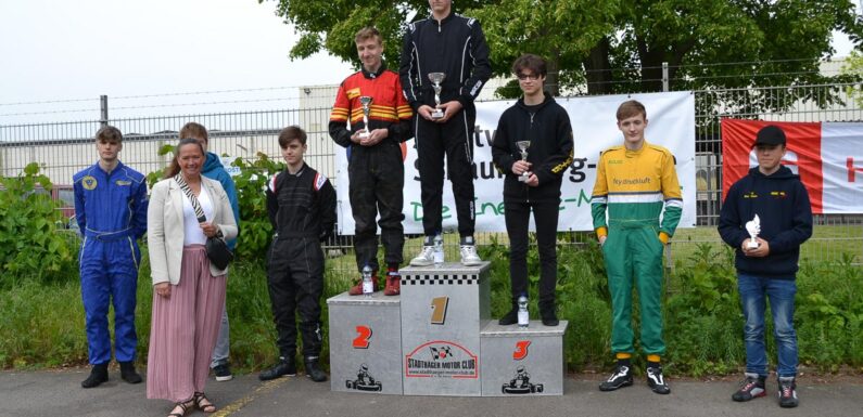 Sehr gute Erfolge bei eigener Veranstaltung: Fünf Podestplätze beim Heim-Jugendkartslalom