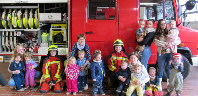 Nachwuchs zu Besuch bei der Feuerwehr Bückeburg-Stadt