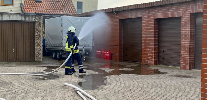Hagenburg: Gemeldeter Industriebrand entpuppt sich als Alarmübung