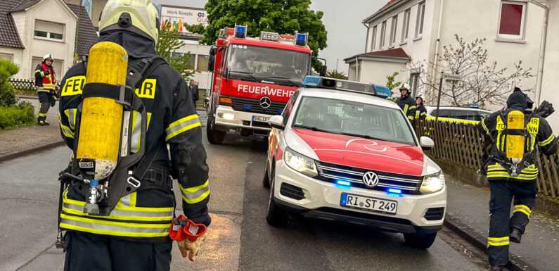 Gasalarm für die Feuerwehr in Rinteln