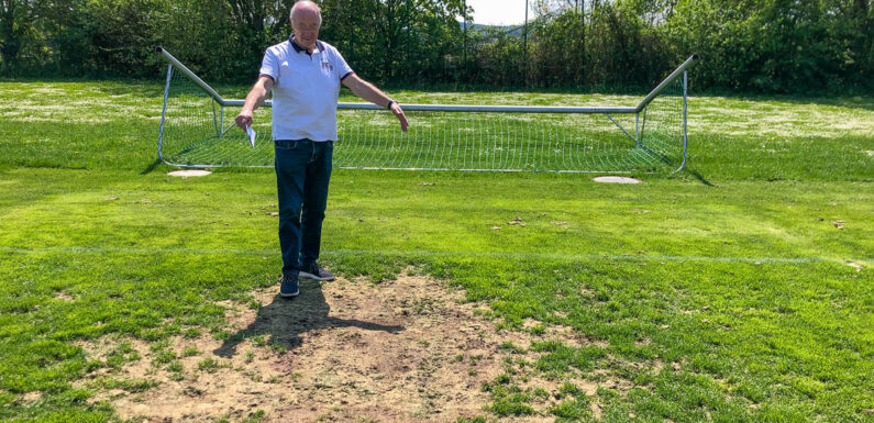 B-Rasenplatz in Evesen bereits mit erheblichen Schäden: Uneinigkeit im Ortsrat über Ursache und Lösung